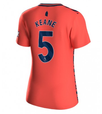 Everton Michael Keane #5 Replika Udebanetrøje Dame 2023-24 Kortærmet